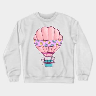 Air Balloon in The Skies Crewneck Sweatshirt